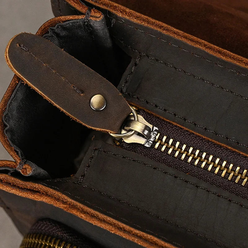 Sac Ordinateur en Cuir Homme Sergio