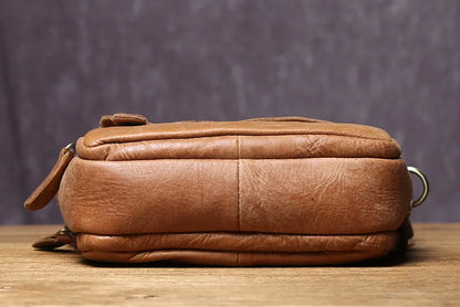 Sac Besace Homme Cuir Marron