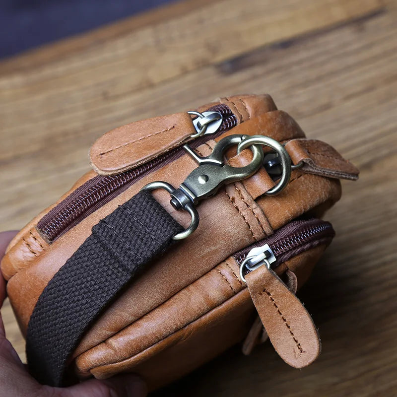 Sac Besace Homme Cuir Marron