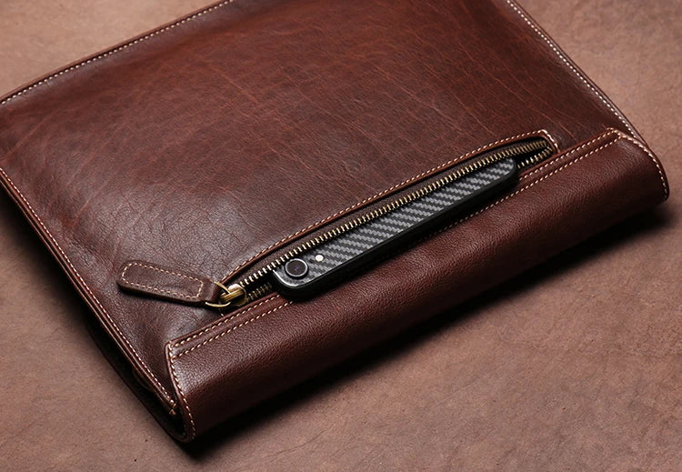 Sac a Main en Cuir Marron