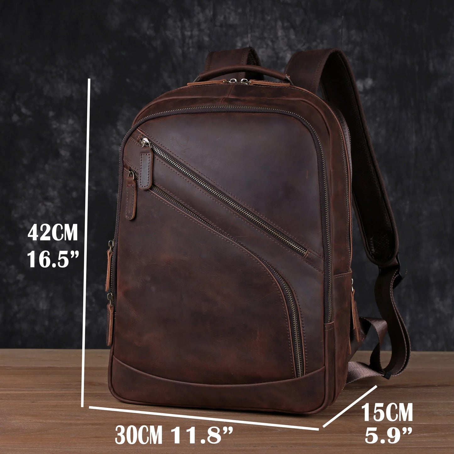 Sac a Dos Cuir Ordinateur Homme