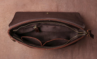 Sac a Main en Cuir Marron