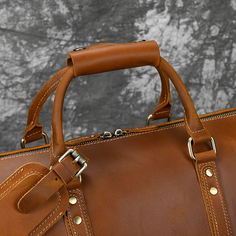 Sac en Cuir de Voyage pour Homme