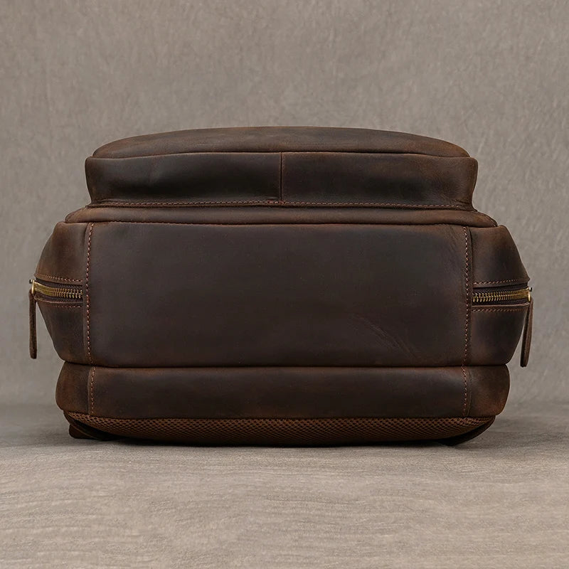 Sac a Dos Cuir Marron Homme