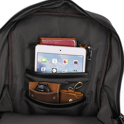 Sac a Dos Cuir Noir Homme