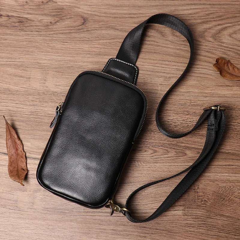 Sacoche Banane Cuir pour Homme