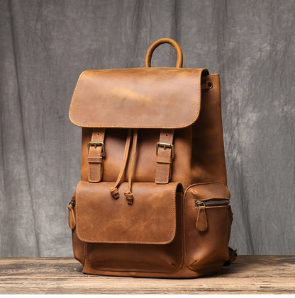 Sac a Dos Cuir Veritable Homme