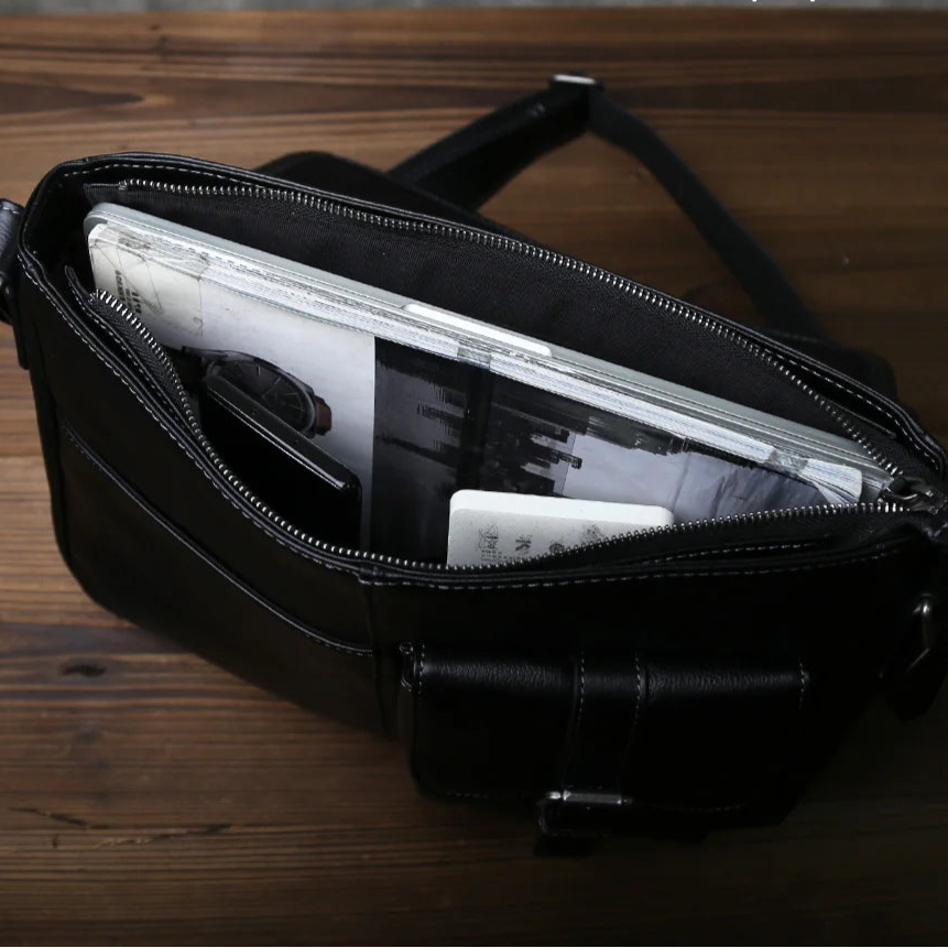 Sac Besace en Cuir Homme