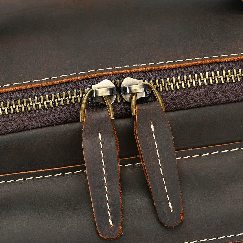 Sac a Dos Cuir Noir Homme Alex