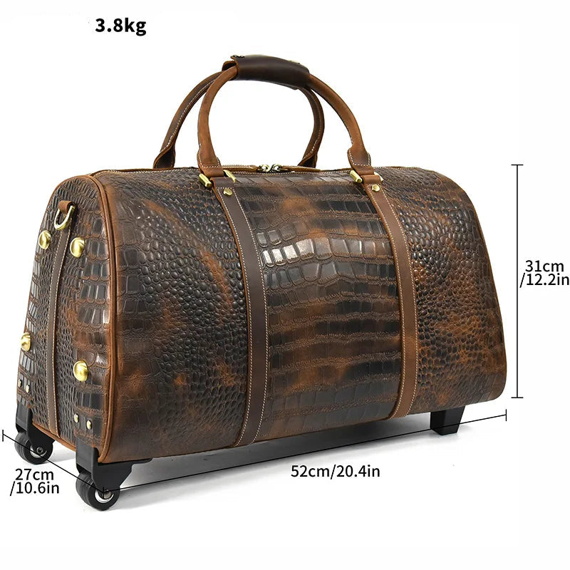 Sac de Voyage Homme a Roulette