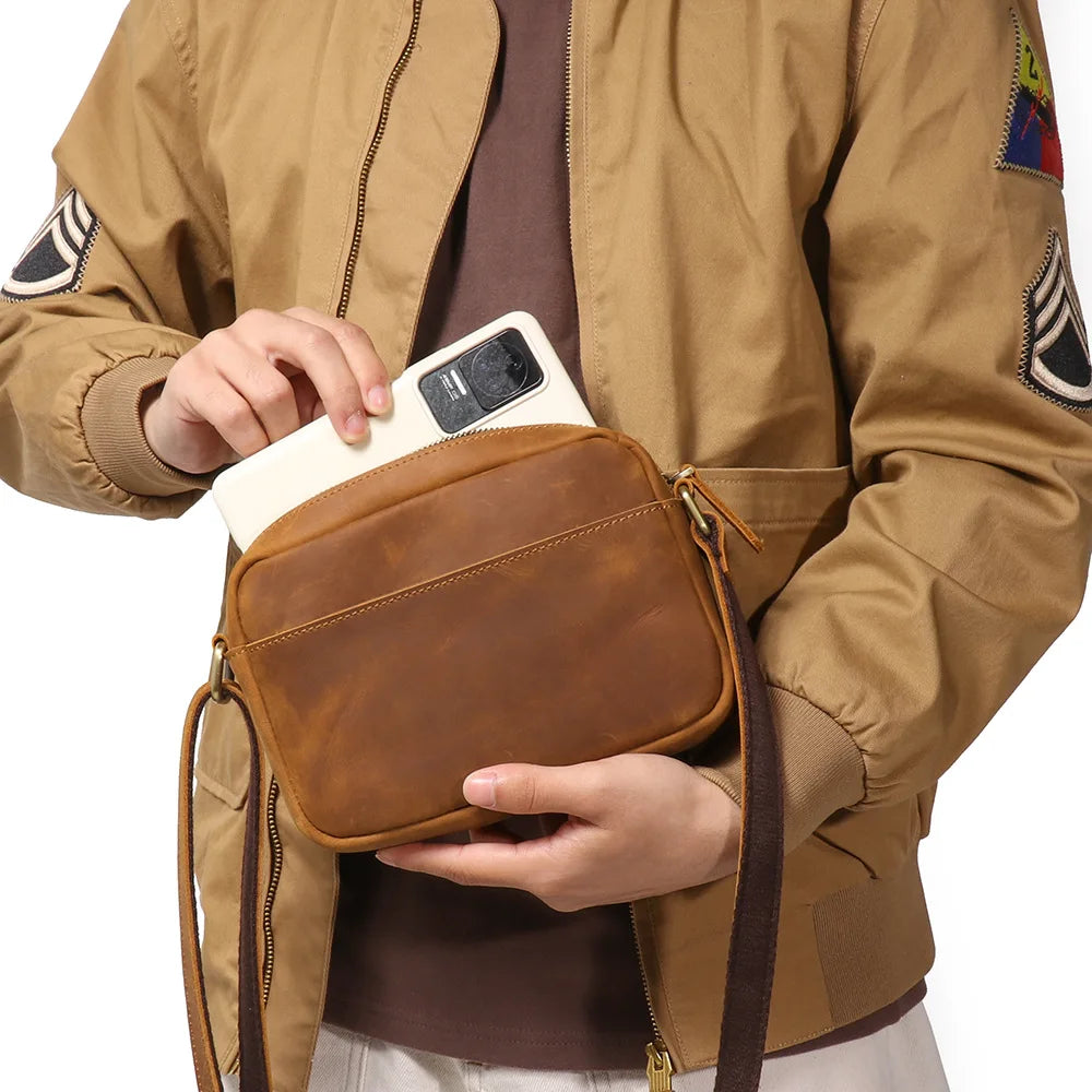 Sac a Main Marron en Cuir