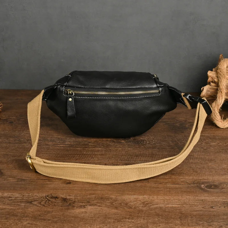 Sac Banane Cuir Homme Luxe