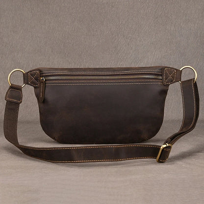 Sac Banane Homme Cuir Marron