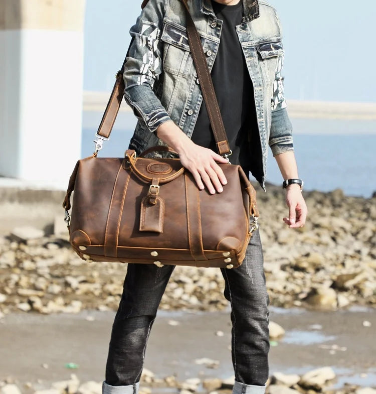 Sac de Voyage Cuir Homme Luxe