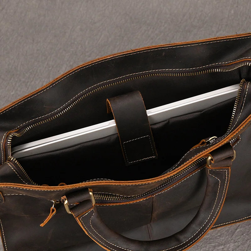 Sac Ordinateur 15 Pouces Homme Cuir