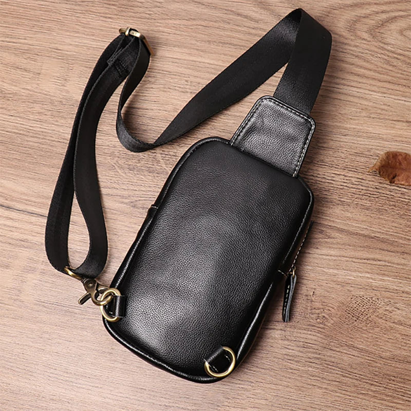 Sacoche Banane Cuir pour Homme