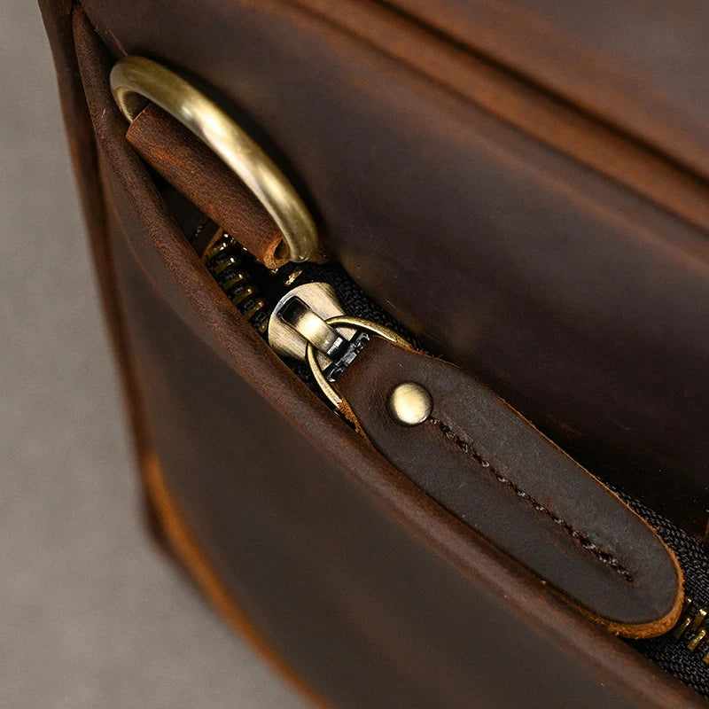 Sac Ordinateur Homme Cuir Marron
