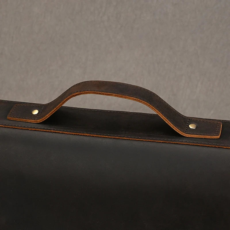 Sac Ordinateur en Cuir Homme Sergio