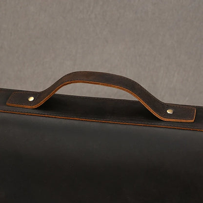 Sac Ordinateur en Cuir Homme Sergio