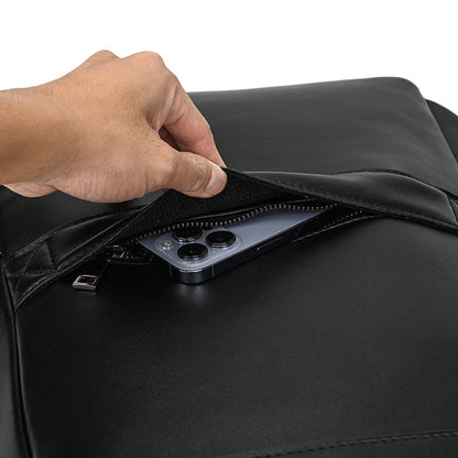 Sac a Dos Cuir Noir Homme