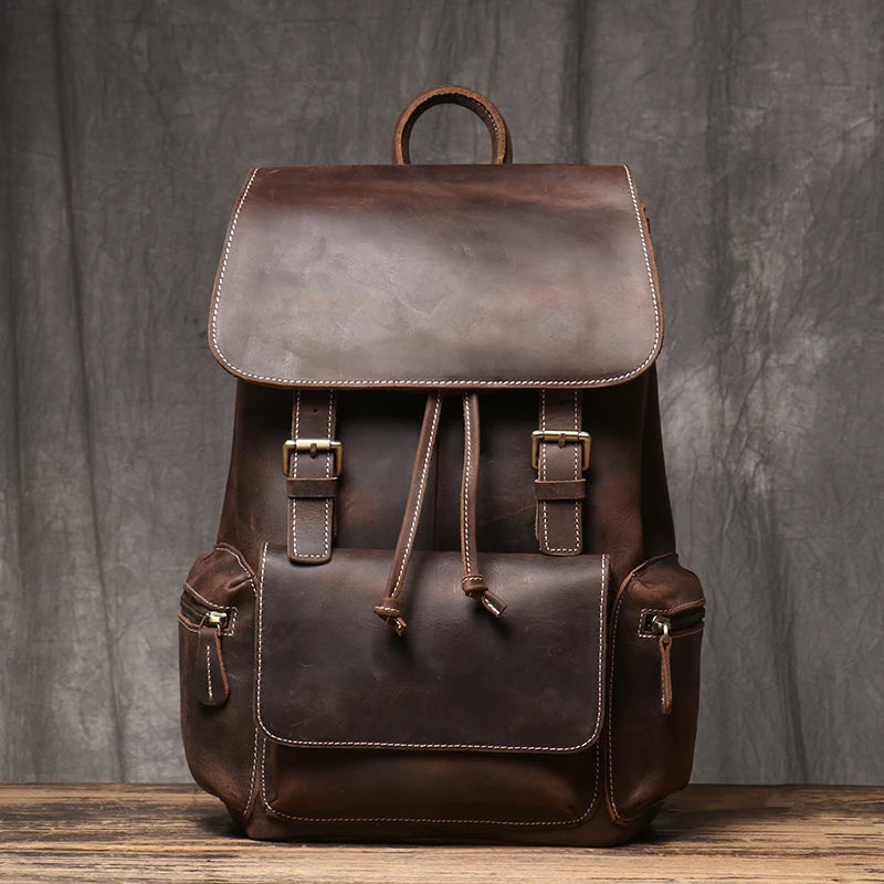 Sac a Dos Cuir Veritable Homme