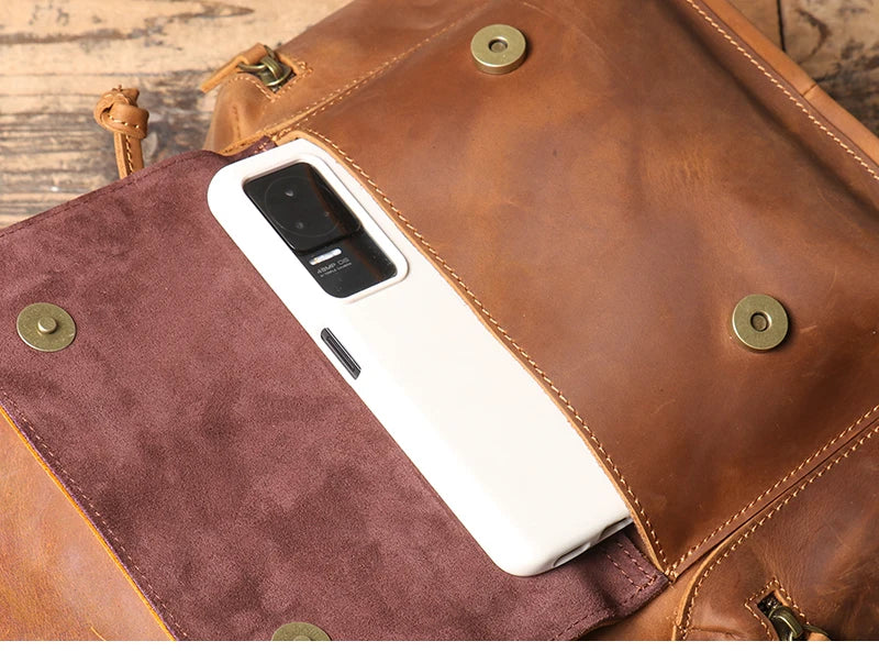 Sac a Dos Cuir Veritable Homme