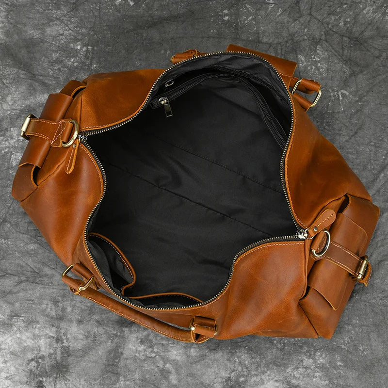 Sac en Cuir de Voyage pour Homme