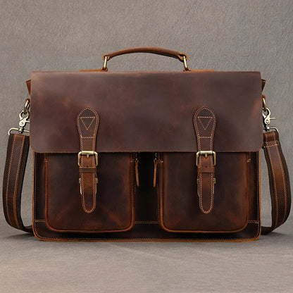 Sac Ordinateur en Cuir Homme