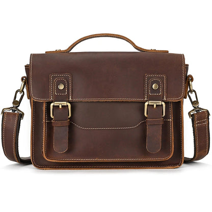 Sac Bandoulière Cuir Noir Homme