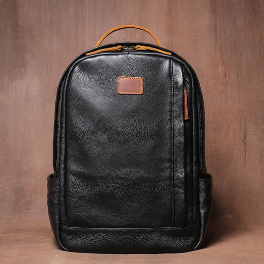 Sac a Dos en Cuir Noir Homme