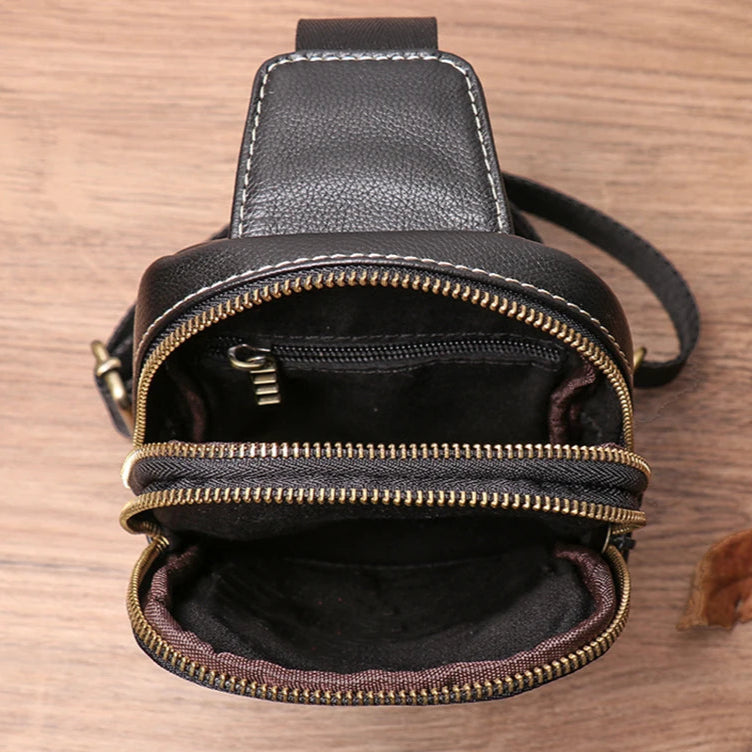 Sacoche Banane Cuir pour Homme