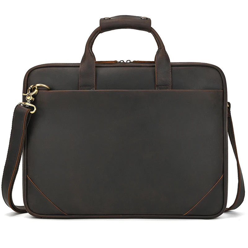 Sac Ordinateur Homme Cuir Marron
