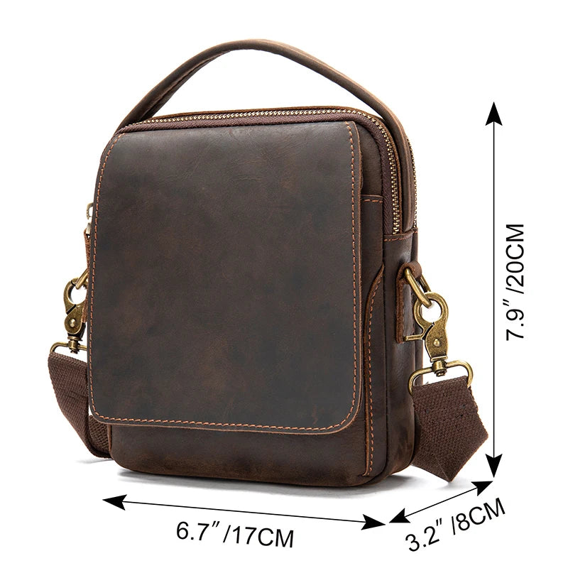 Sac Bandoulière Homme Cuir Souple