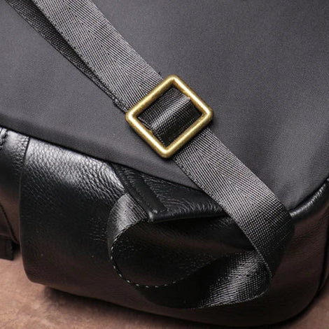 Sac a Dos en Cuir Noir Homme