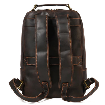 Sac a Dos Cuir Noir Homme