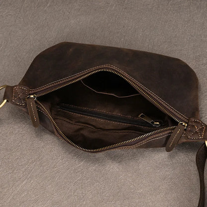 Sac Banane Homme Cuir Marron