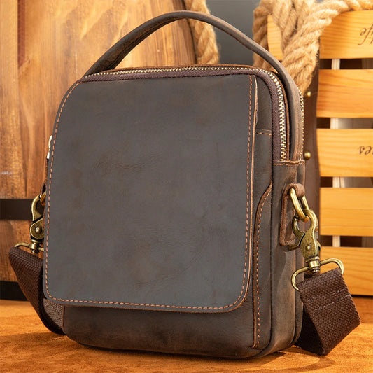 Sac Bandoulière Homme Cuir Souple