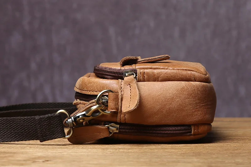 Sac Besace Homme Cuir Marron