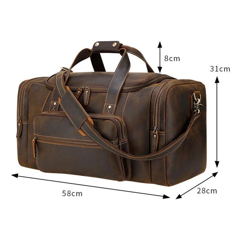 Sac de Voyage Homme en Cuir