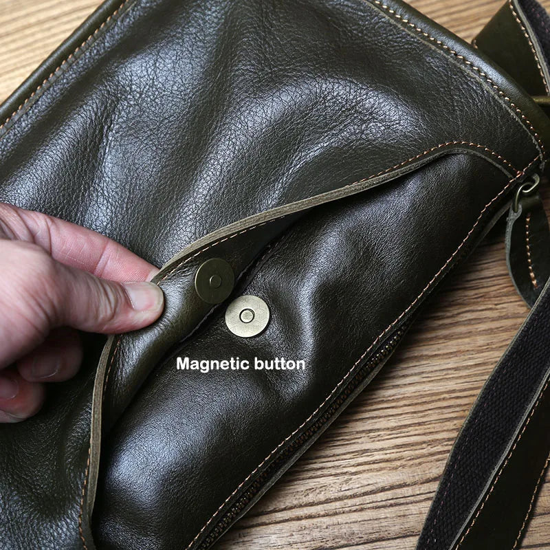 Sac Besace Homme Cuir Vintage