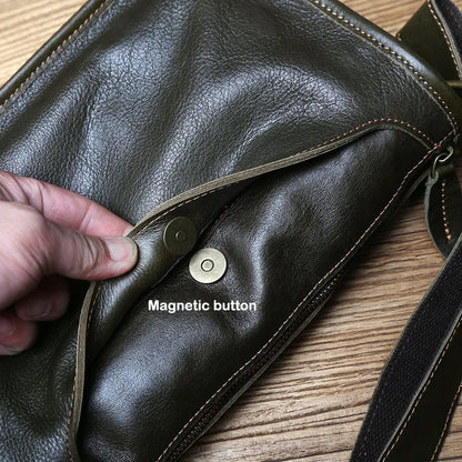 Sac Besace Homme Cuir Vintage