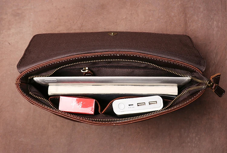 Sac a Main en Cuir Marron