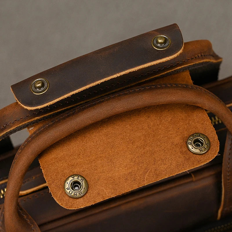 Sac Ordinateur Homme Cuir Marron