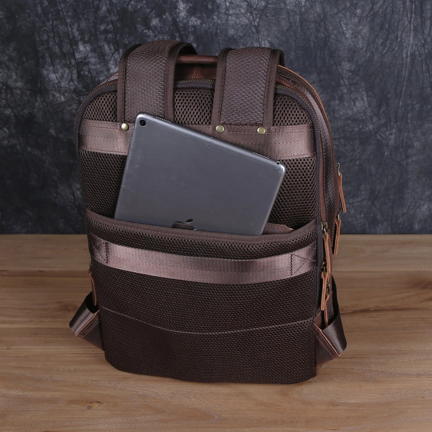 Sac a Dos Cuir Ordinateur Homme