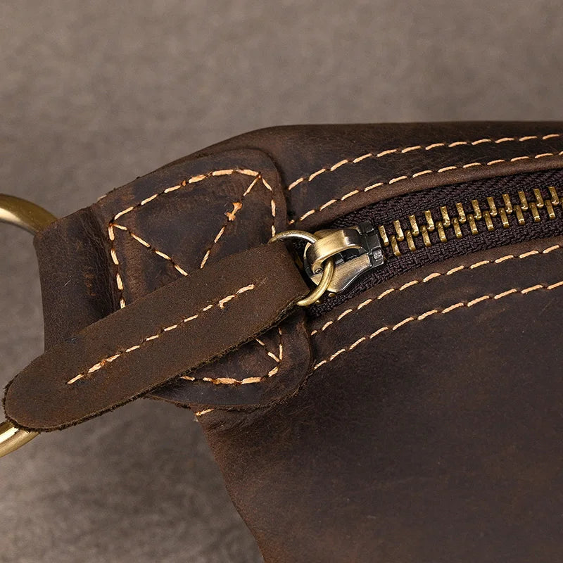 Sac Banane Homme Cuir Marron