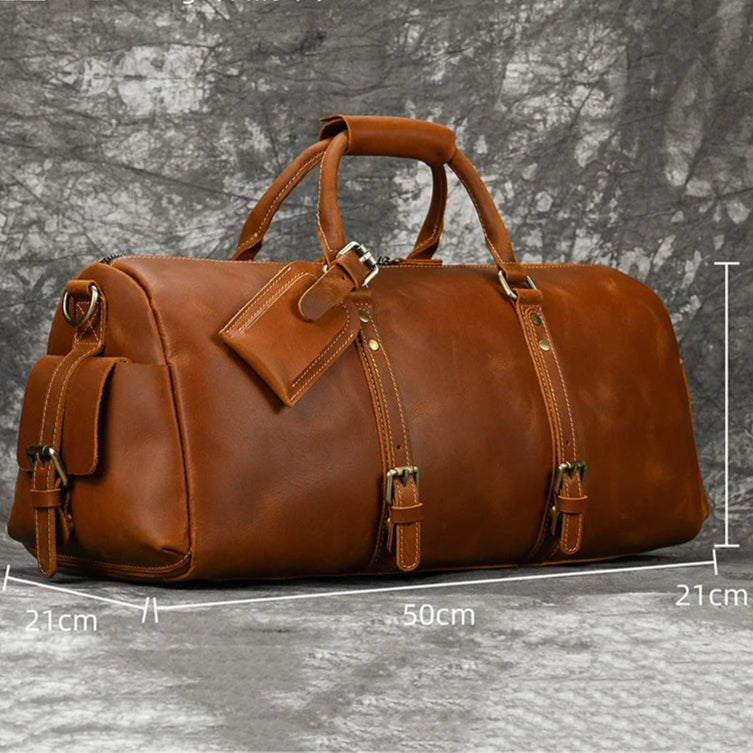 Sac en Cuir de Voyage pour Homme