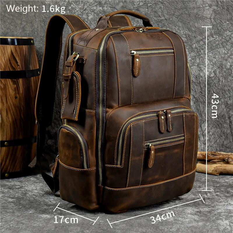 Sac a Dos en Cuir pour Homme