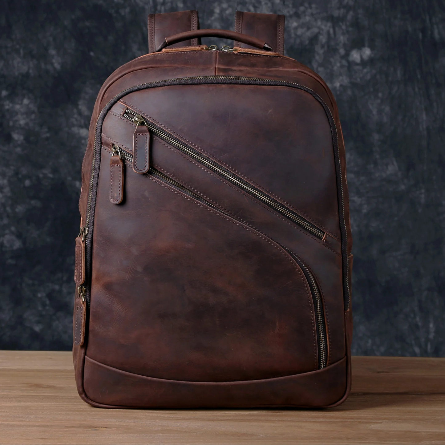 Sac a Dos Cuir Ordinateur Homme