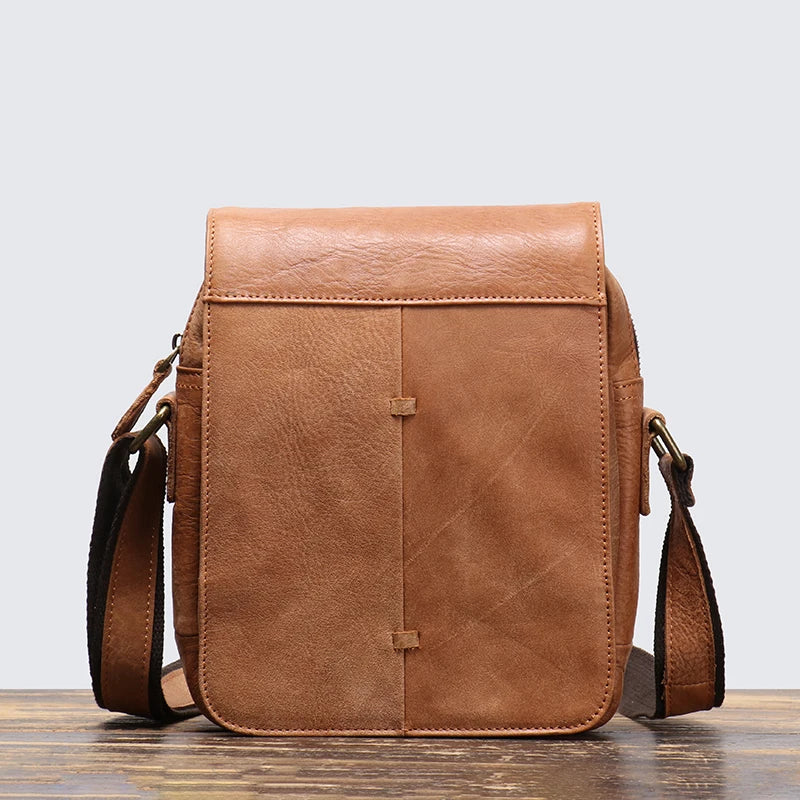 Sac Bandoulière Cuire Homme