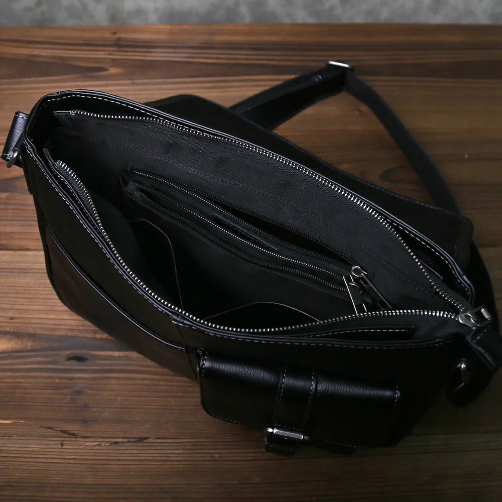 Sac Besace en Cuir Homme